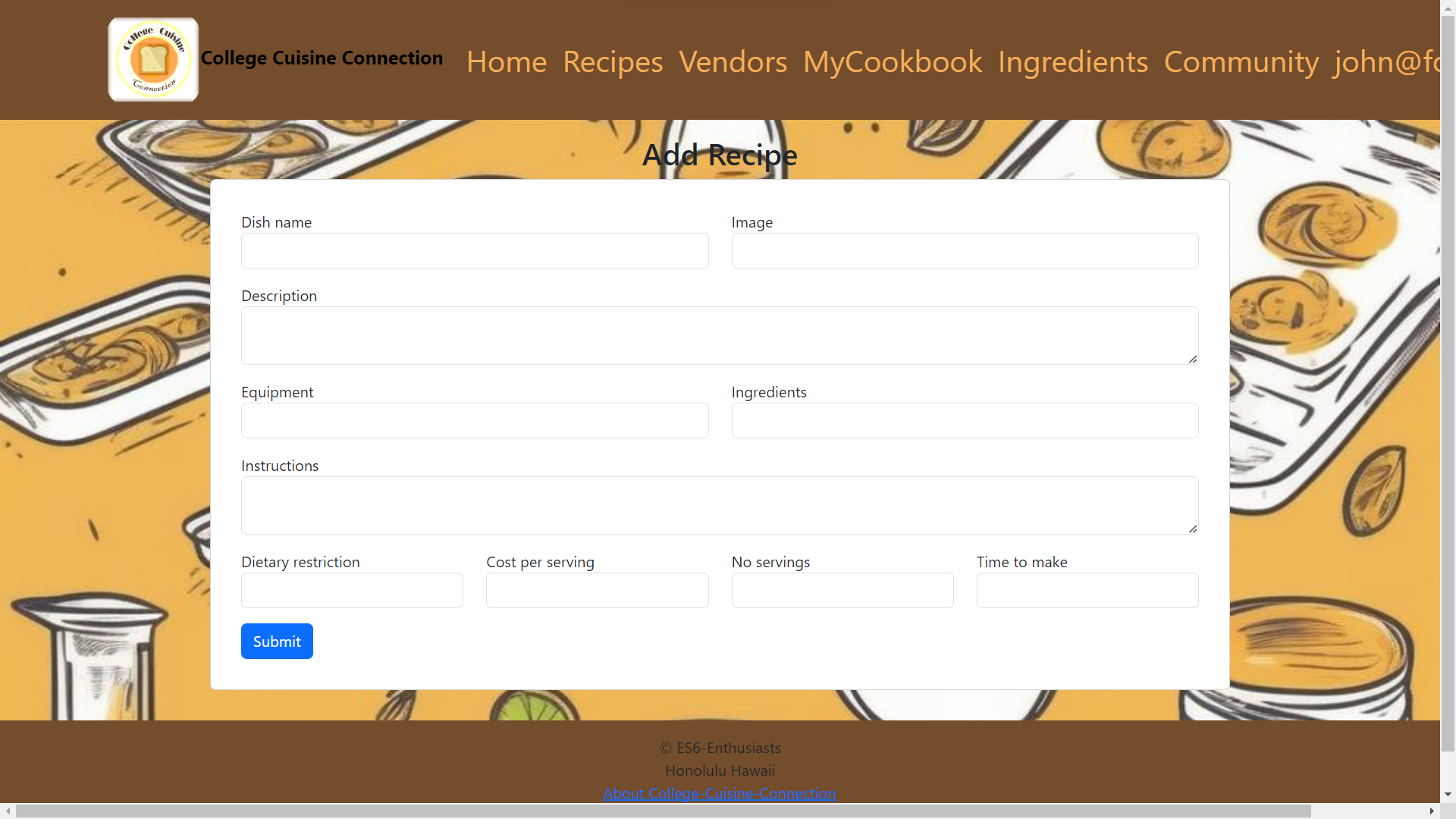 View Recipes